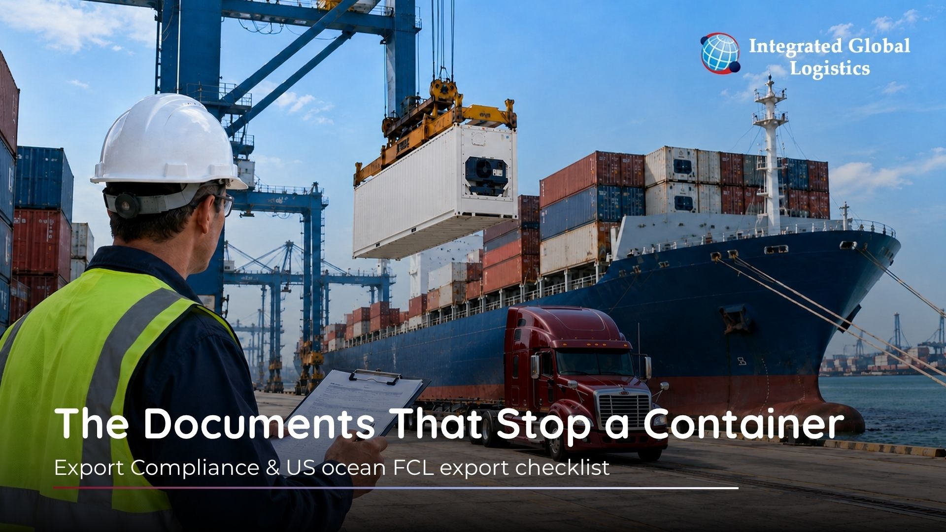 US Export Documents: The Complete Checklist for Ocean FCL Shipments